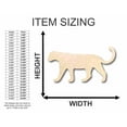 thumbnail image 2 of Unfinished Wood Leopard Shape - Animal - Wildlife - Craft - up to 46" DIY 24" / 3/4", 2 of 3