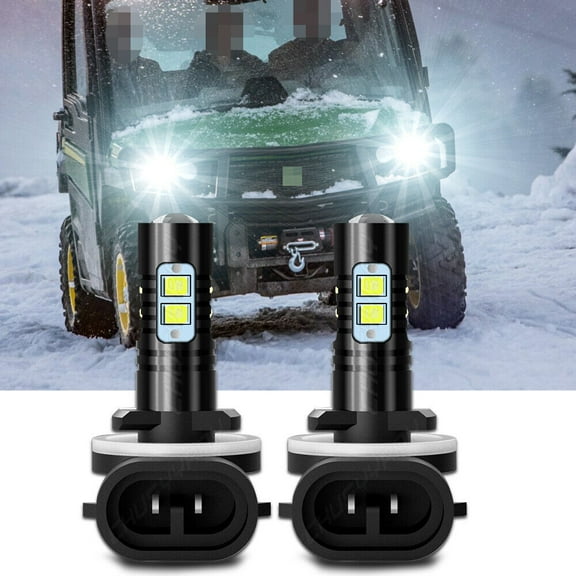 LED Headlights 881 894 898 For 2013 Polaris Utility Ranger 500 Crew Midsize