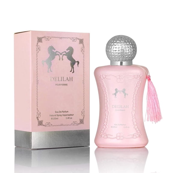 Delilah for Women Eau de Parfum – Floral Fruity Scent with Rose, Lychee & Cedar – 100ml Elegant Bottle