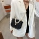 thumbnail image 4 of Bolso de hombro de piel sintética Bolso de hombro de moda con perlas Bolso de hombro para mujer, 4 of 5
