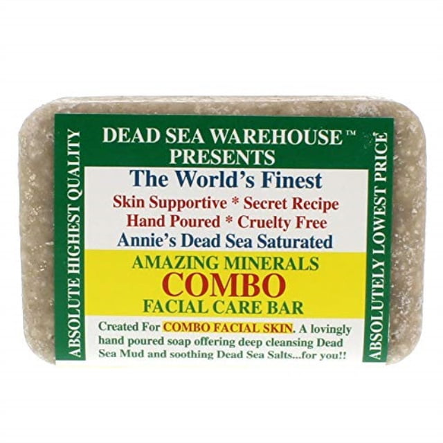 Dead Sea Warehouse Amazing Minerals Combination Facial Skin Soap Bar