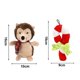 thumbnail image 2 of Juguetes de peluche navideños para perros: juguetes masticables de peluche, juego de juguetes interactivos para cachorros compatible con mascotas pequeñas y medianas, 2 of 5