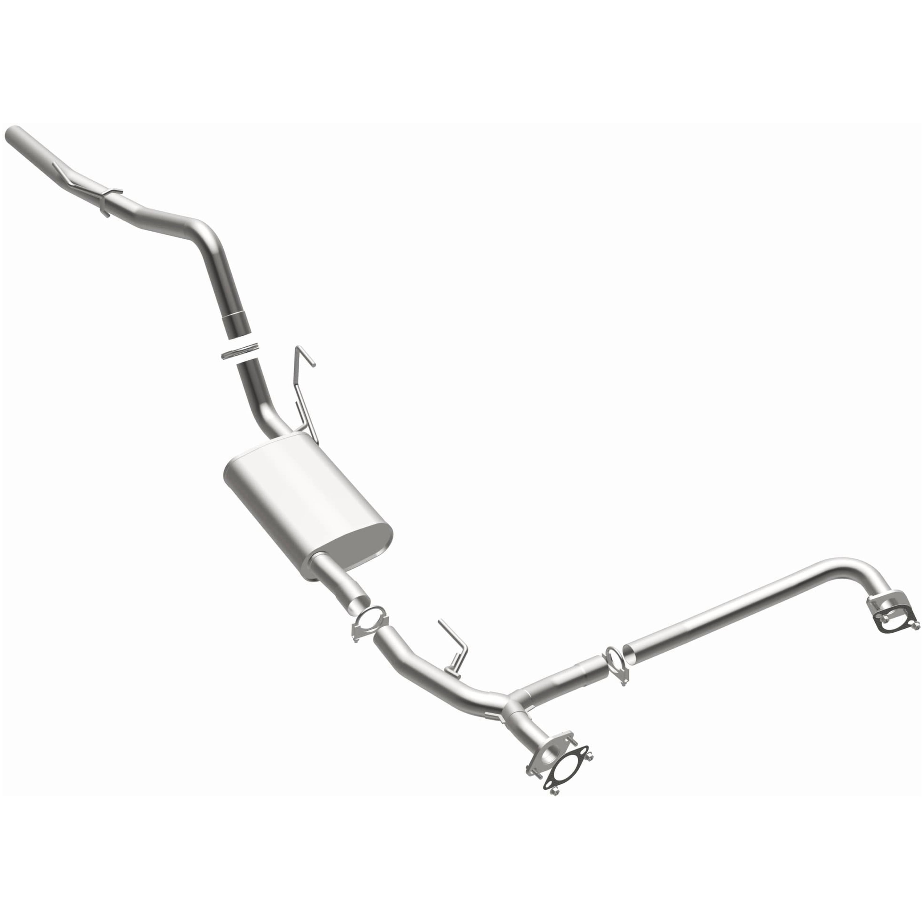 BRExhaust OE Replacement Exhaust System Kit 106-0065: Compatible with 2005-2014 Nissan Xterra 4.0L
