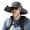 Black, variant on Outdoor Wide Brim Sun Hat with Solar Fan, Dual Cooling Fans 800mAh Rechargeable UPF 50+ Hat for Fishing Hiking Beach Camping