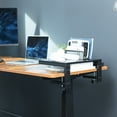 thumbnail image 3 of VIVO Black 15" Clamp-on Desk Extension Shelf for Monitor, Laptop, Printer, 3 of 8