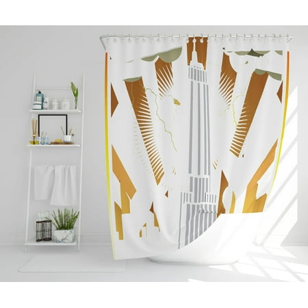 

Art Deco Skyscraper (Shower Curtain)