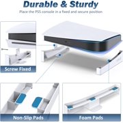 Horizontal Stand for PS5, PS5 Accessories ,Compatible with PS5 Disc & Digital Consoles, with Screw Fixing