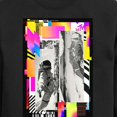 thumbnail image 3 of MTV Moon Person - Geo Collage - Toddler And Youth Crewneck Fleece Sweatshirt, 3 of 5
