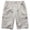 Light Gray, variant on Cargo Shorts for Men Elastic Waist Straight Leg Loose Fit Casual Knee Length Hiking Work Shorts with Pockets