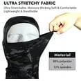thumbnail image 3 of HESHENG Military Camo Face Mask Bandana Balaclava Hood Headwear for Men Women Tactical Training Cycling Ski Wind-Resistant Hunting, 3 of 6