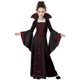 thumbnail image 1 of Medieval retro tie-up stand collar trumpet sleeve printed dress children's dress performanceClothes, 1 of 2