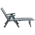 thumbnail image 2 of vidaXL Folding Sun Lounger Plastic Green, 2 of 5
