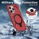 thumbnail image 3 of For iPhone 14 Pro Case Compatible with MagSafe Kickstand TPU PC Phone Cover - Grey, 3 of 5