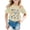 AB13 Beige, variant on T Shirts For Teen Girls Bowknot Print Short Sleeve Crew Neck Tops Fashion Stylish Kids Summer Festival Party Wear Clothes Blue Size 4-5 Years