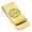 Gold, variant on Stainless Steel Seal of Archangel Samael Classic Slim Money Clip Credit Card Holder