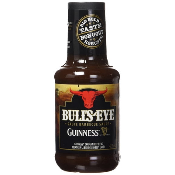 BULL'S-EYE GUINNESS Beer Blend BBQ Sauce, 425ml/14 oz