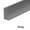 Gray 100cm, variant on Bathroom Retention Water Barrier Strip Dry &Wet Separation Silicone Seal Strip
