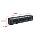 thumbnail image 2 of Hub USB 3.0 7 puertos de alta velocidad con indicador LED, 2 of 2