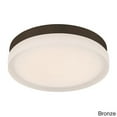 thumbnail image 2 of WAC Lighting Slice 9" LED 2700K Round Aluminum Flush Mount in Brushed Nickel, 2 of 4