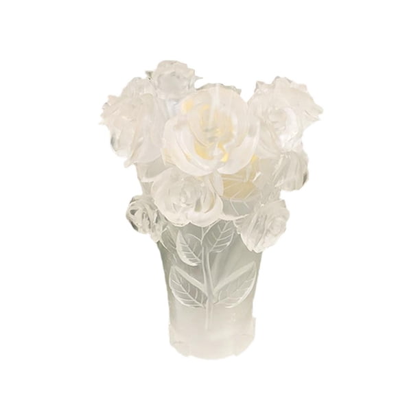 Jarrón artístico, decoración artística, arreglo de contenedores, suministros decorativos elegantes, flores Transparente