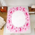thumbnail image 4 of Manfei Dreamy Princess Bowtie Fitted Sheet Queen,Kawaii Bow Knot Bedding,3pcs,1 Fitted Sheet and 2 Pillowcases, 4 of 6