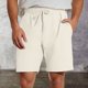 thumbnail image 2 of Pantalones cortos ligeros de running para hombre - Poliéster spandex transpirable, cintura elástica - Corte holgado para entrenamientos de verano, 2 of 5