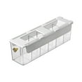 thumbnail image 2 of 3-in-1 Wall Mounted Underwear Sock Bra Organizer - Transparent Lidded Storage Box, Dust & Moisture Proof, Easy to Clean, Space Saving for Closet Bathroom Laundry Room, 2 of 6