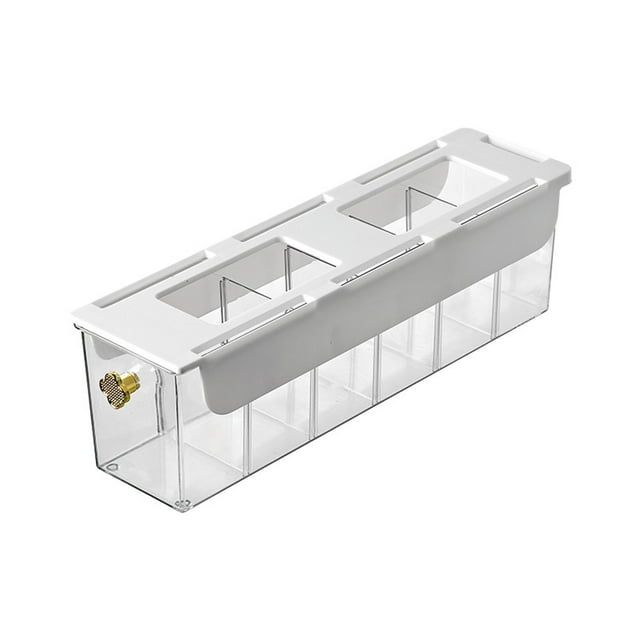 Storage Box with Lid Underwear Underwear Socks Three-In-One Storage Box Transparent Belt Cover Wall Mounted Tidying Box Household Artifact Small Storage Box with Lid