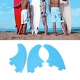thumbnail image 4 of Nylon Plastic Surfboard Fins, Durable Blue Surfboard Fins Stable  for Beach, 4 of 7