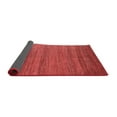 thumbnail image 2 of Ahgly Company Indoor Square Abstract Red Modern Area Rugs, 3' Square, 2 of 4