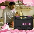 thumbnail image 4 of DEKOPRO Tool Set for Women: Pink Tool Set for Home Repair, Womens Tool Kit for All Purpose 42 Piece, 4 of 7