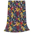thumbnail image 2 of Fuzoiu Rock Music Print Ultra-Soft Micro Fleece Blanket,All Seasons Flannel Throw, Lightweight Blanket for Bed, Sofa, Couch, Movie Night, Camping, and Travel-80"x60", 2 of 7