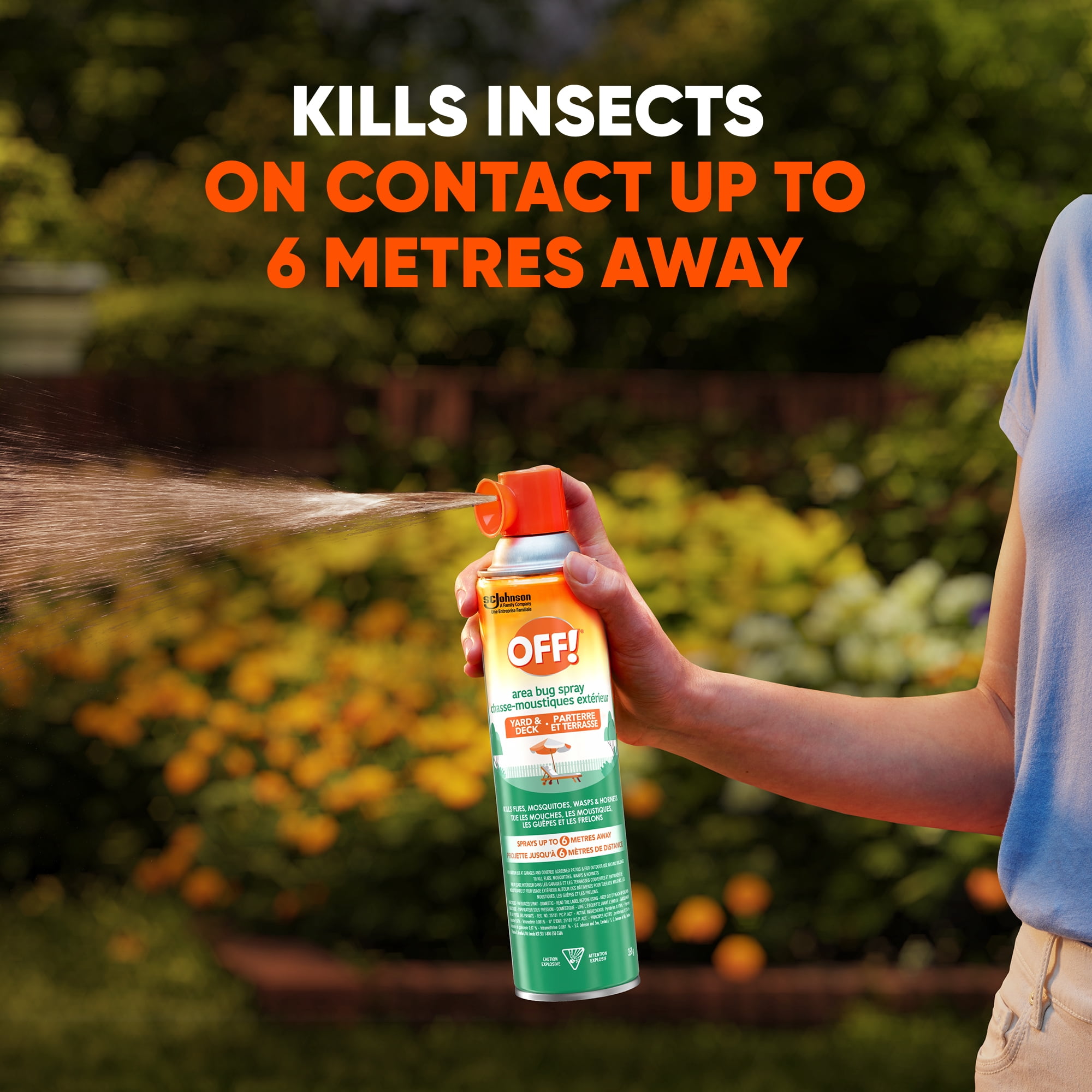 OFF! Backyard Area Spray Insect and Mosquito Repellent, 350g