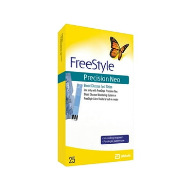 FreeStyle Precision Neo Blood Glucose Test Strips, 25 Count