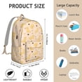thumbnail image 5 of Golden Retriever Backpack for School,Cute School Bag,Schoolbag with Adjustable Shoulder Straps & Padded Back,15.7"x11.8"x5.5", 5 of 5