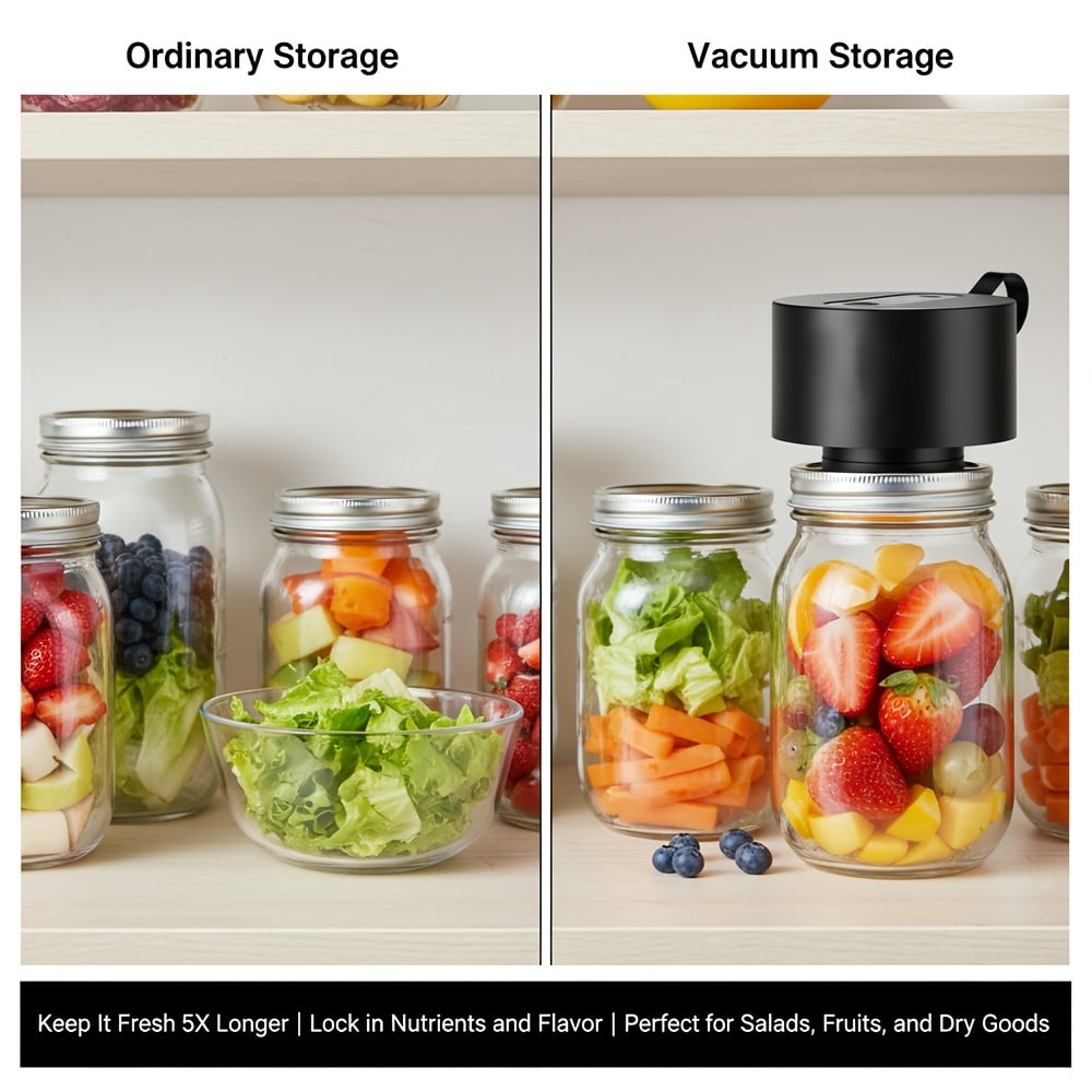 Three In One Upgrade Electric Mason Jar Sealing Machine Heavy Duty Can Sealer Vacuum Sealing Device For Jam Dried Goods Grain Canning Food Preservation