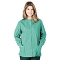 thumbnail image 4 of M&M SCRUBS Women's Scrub Jacket Warm Up Lightweight Medical Scrub Jacket - Pack of 6 Set (Surgical Green, Medium), 4 of 5