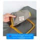 thumbnail image 5 of Bolsa de lona de viaje de tela Oxford plegable, 41x15x35cm Bolsa de hombro deportiva ligera para gimnasio, bolsa de equipaje de gran capacidad para mujer y hombre, equipaje de mano azul para el fin, 5 of 7