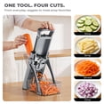 thumbnail image 5 of ONCE FOR ALL Mandoline Slicer Adjustable Stainless Steel Vegetable Chopper, Dice, Julienne, Slicing, 5 of 12