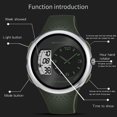 thumbnail image 6 of Findtime Cool Watches for Men Unique Unusual Different Designer Watch Dual Time Zone Analog Digital Young Mens Wristwatch Waterproof, 6 of 7