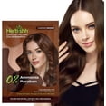 thumbnail image 3 of Herbishh Chestnut Brown Color Shampoo for Gray Hair, Hair Dye Shampoo 3 in 1, 100% Grey Coverage for Men & Women, Long-lasting & Travel-friendly, Ammonia-free, 30 ml (Pack of 10), 3 of 5