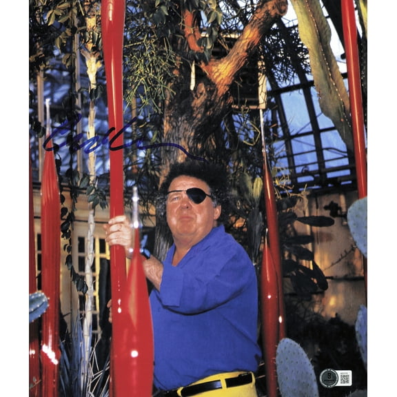 Dale Chihuly Autographed 11x13 Photo Artist Beckett BAS QR #AE31774