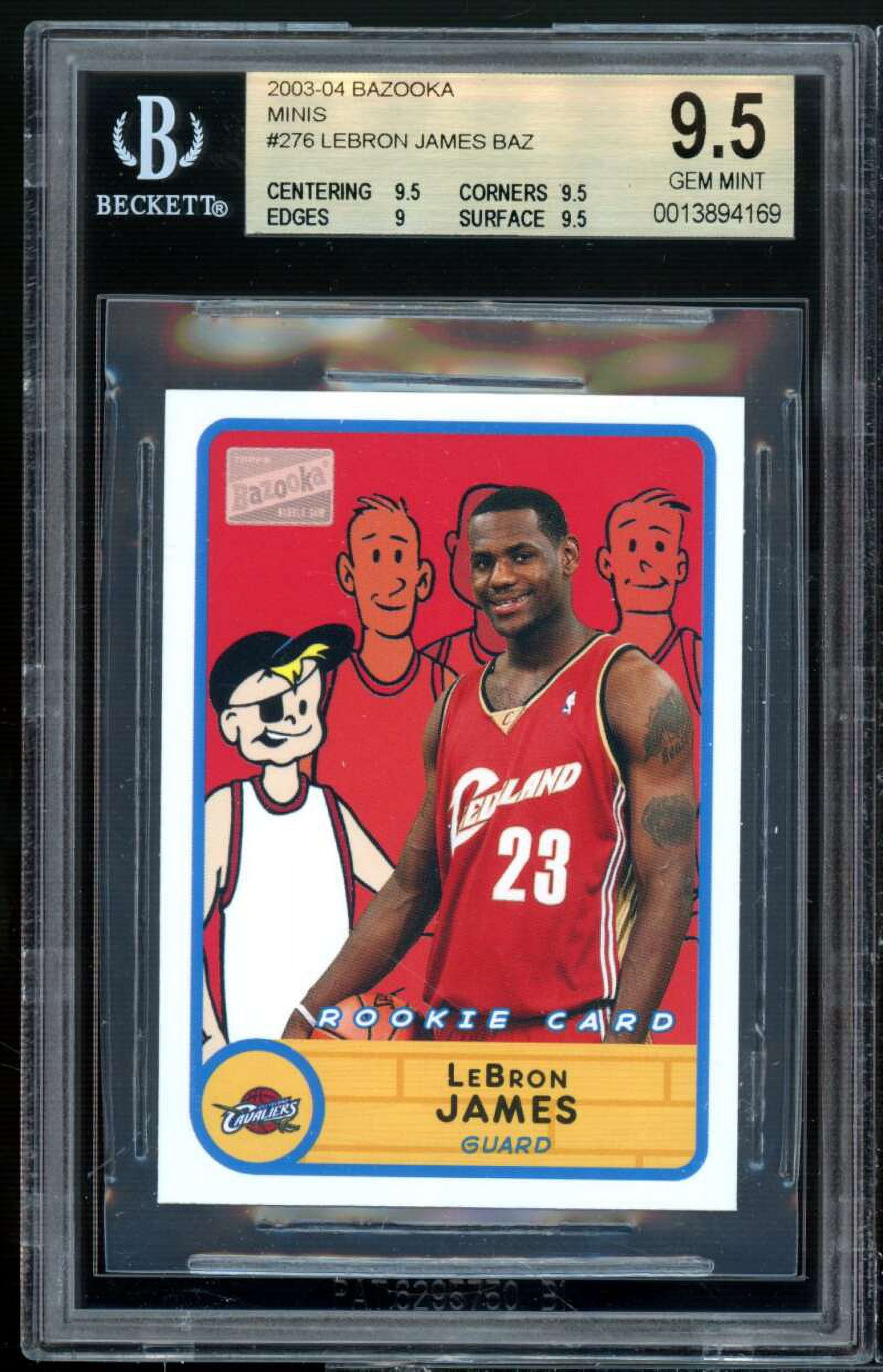 レブロン　Lebron James 2003-04 Bazooka RC 2003-04 Topps Bazooka Rookie #223 Shooting LeBron James | eBay
