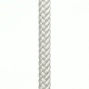 Rope King SBN-12300, Solid Braided Nylon Rope, 1/2 x 300, White, 1 Each