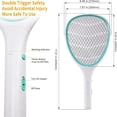 thumbnail image 5 of Handheld Bug Zapper Racket Electric Fly Swatter, 5 of 6