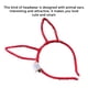 thumbnail image 5 of Sonducket 10 piezas de diadema con orejas de animales, diadema intermitente, tocado de plumas, decoración de vestir para niños y adultos, baile que Accesorio para el cabello felpa larga Sonducket AP012490-01, 5 of 6