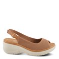 thumbnail image 2 of Flexus Women's MAYBERRY Slingback Wedge Sandals Brown EU 36 / US 5.5 - 6, 2 of 5