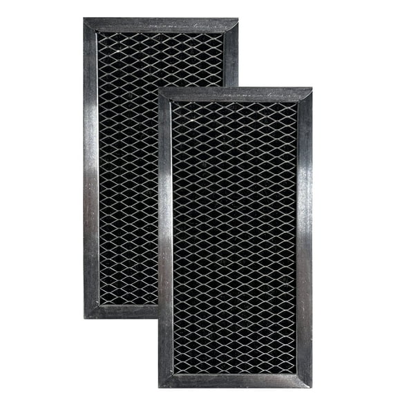 Air Filter Factory Replacement for AH2373986 GE Microwave Charcoal Carbon Filter 2-Pack