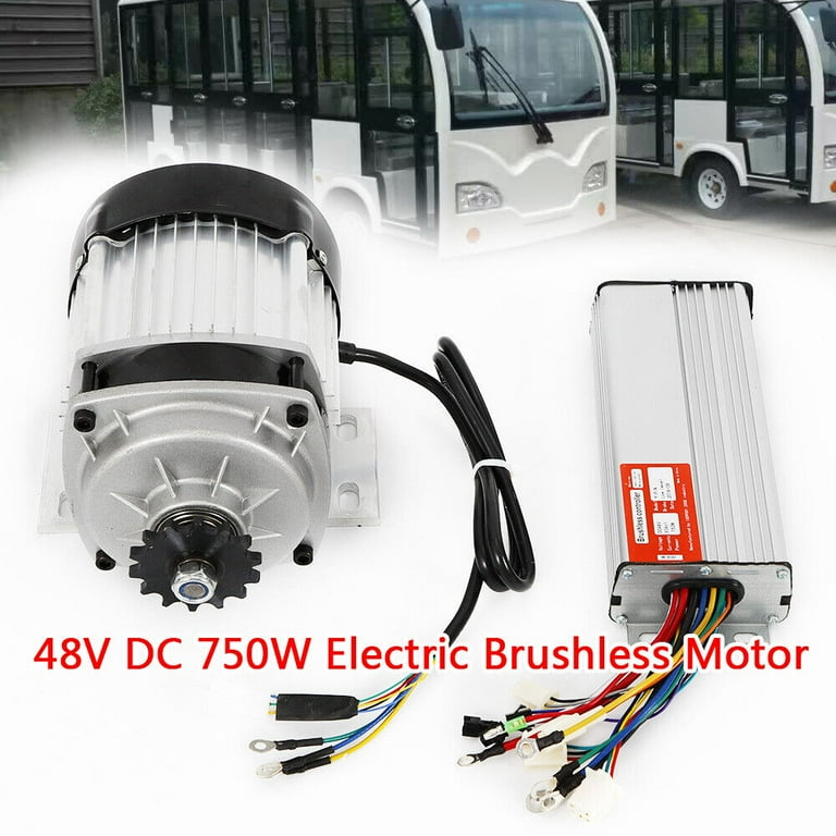 Miumaeov 750W 48V DC Brushless Motor with Controller Kit for DIY