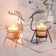 thumbnail image 1 of onlyliua Promoción de Temporada Vela de Hierro En Forma de Cervatillo, Vela En Forma de Taza, Decoración Romántica Navideña En Velas para La Cena, Mesa de Comedor, Adorno para Escritorio Del Hogar, V, 1 of 7